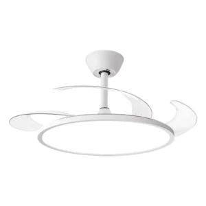 Wentylator sufitowy z lampą LED – wersja na rurce